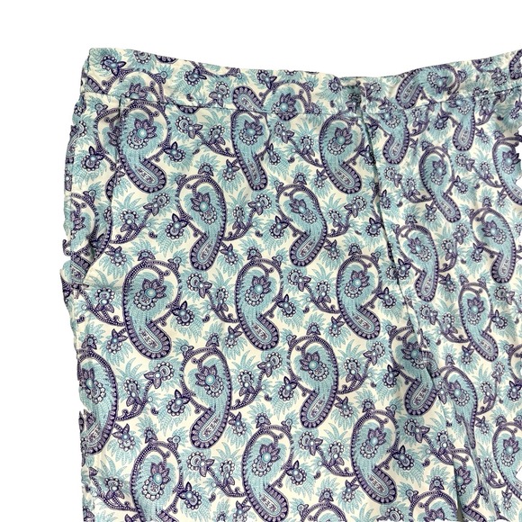 Mens Peter Millar Seaside Collection Blue Purple Paisley Swim Trunks Size XL - Picture 5 of 8